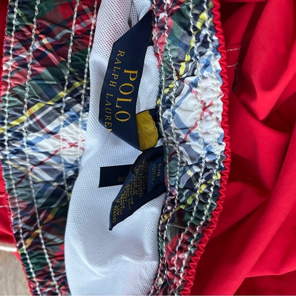 Polo by Ralph Lauren Men's Bright Red Athletic Shorts - Picture 7 of 8